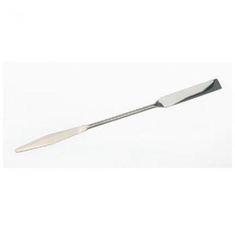 Double spatulas , one side tappered total length 160 mm spatulas dimensions LxW : 50x9 mm , diameter