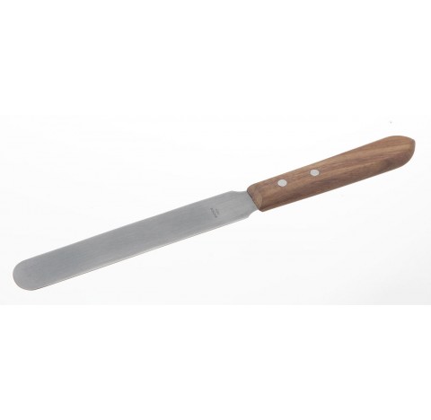 Spatulas total length 165 mm spatulas dimensions LxW : 75x14 mm , thickness 1 mm ,stainless steel an