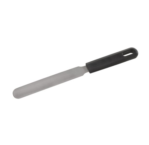 Stainlees steel spatula plastic handle spatula length 102mm width 20 mm total length 202 mm