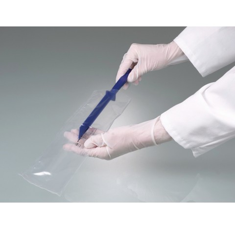Detectable spatulas, blue, PS, sterile, 150 mm