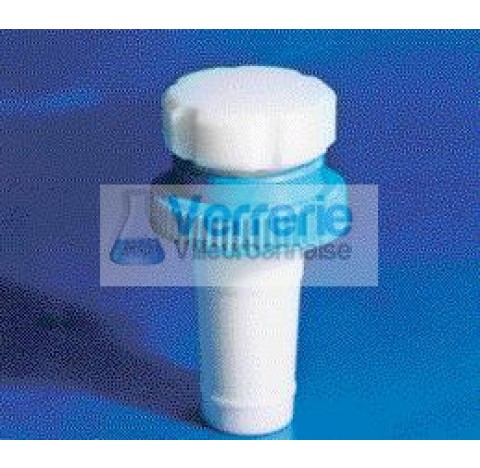 PTFE Stopper, Self Releasing, A length Jt 19/38, Ht 62