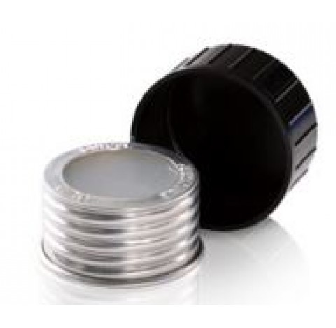 Sur Bouchon 45mm phénolique noir DURAN® pour bouchon aluminium GL45 reference : 292492807<br>