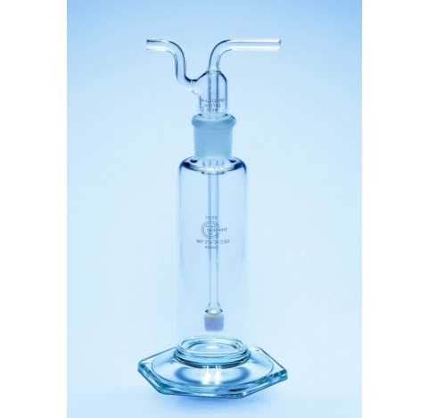 Tete de flacon laveur a element fritte 500ml, CN24/29, porosite 0
