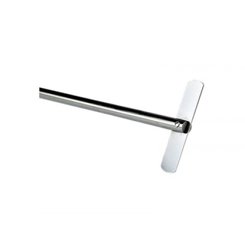 Straight stirrer, shaft length 40cm,stirrer diameter 6cm, 316L stainless steel
