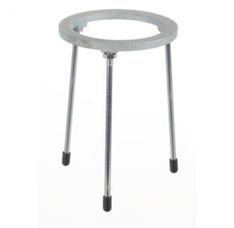 Tripod internal diameter 120mm height 210 mm in tempered cast iron , screwed feet