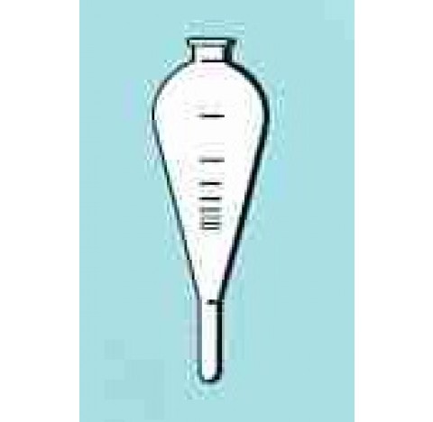 Tube 100 ml ASTM, forme poire, gradue, - 58 x 161 mm Hettich