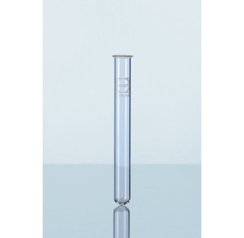 DURAN test tube with beaded rim, 8 x 70 mm, 2 ml packing of 100