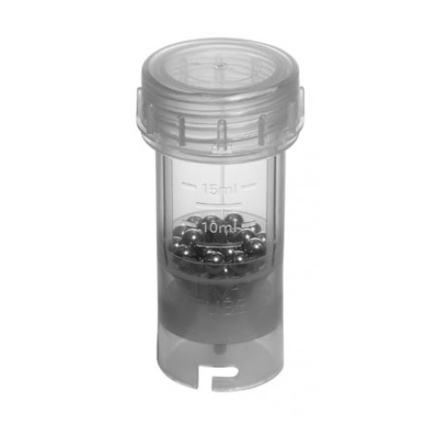 Tube stn. steel balls 20 ml 25 Pc memb. BMT-20-S IKA