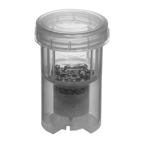 Tube stn. steel balls 50 ml 10 Pc BMT-50-S IKA