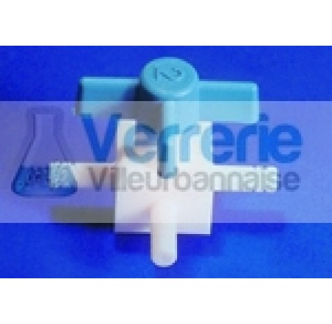PTFE Valves, T-Type, Push Fit Arm diam 11mm, Bore 5