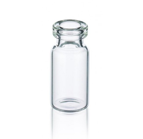 Fiole a serum tubulaire, 20 ml, verre borosilicate clair, goulot 13 mm DI x 20 mm DE (Boite de 120)