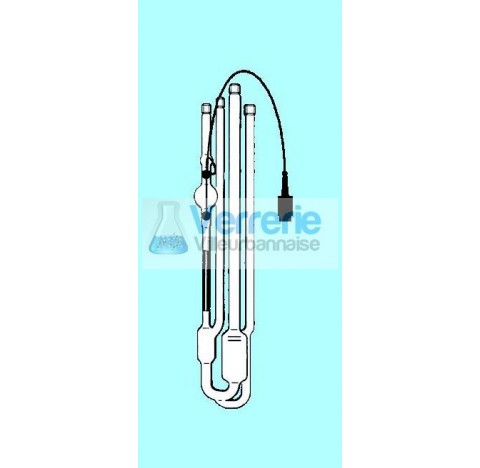 Viscosimetres Ubbelohde avec capteurs TC a niveau suspendu pour la deter. de la viscosite cinematiqu