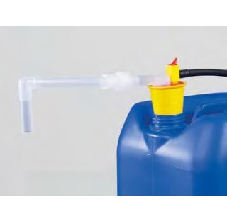 OTAL foot pump PP, tube  15 mm, pump cap. 20l/min