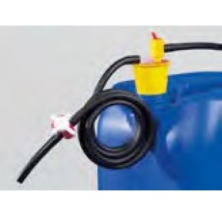 OTAL foot pump hose & stopcock, PP/PVC, tube 12mm