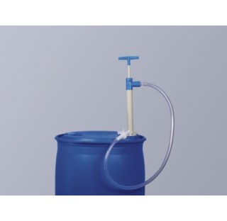 Discharge hose w/stopcock, 1,2 m, PP barrel pump