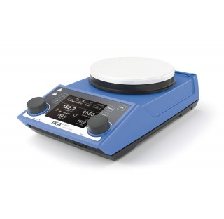 Magnetic stirrer with heating enamel RET control-visc white IKA