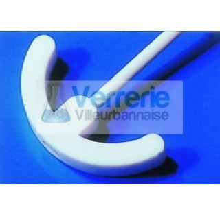 PTFE Shaft Stirrer, Anchor Shaft 6, L 400mm, Rotor diam 80