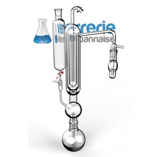 Glass apparatus for the measurement of sulfur dioxide SO2