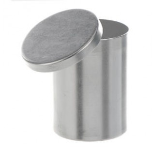Dressing jar with lid height 50 mm diameter 50 mm ,aluminium ,