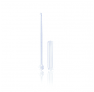 Broyeur de tissus jetable de type micro en verre, contenance 0,75 ml, longueur totale 88 mm (Boite d