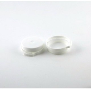 Cape pour pilulier SC30 inviolable en polyethylene blanc