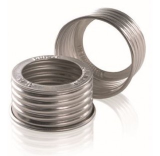 Capuchon à visser en aluminium DURAN® GL 45, argent, à orifi ce central 34 mm