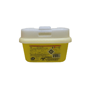 Le collecteur pour dechets medicaux perforants, STILECO POCKET de 2 litres, est con‡u pour la collec