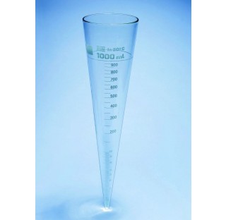 Cone a sedimentation Imhoff, 1000ml, en verre borosilicate