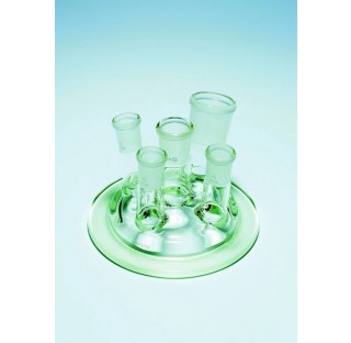 Couvercle de reacteur collerette large 75 CN19/26-14/23