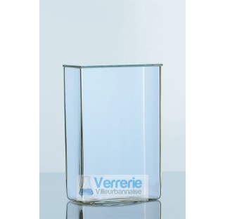 Duran Museum jar, with ground-in glass plate, length 60 mm width 50 mm height 100 mm