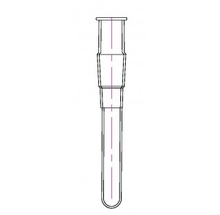 finger for probe cone 14/23 length of tube to specify