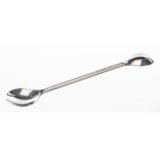 Double chemical spoons spoons dimensions 30x22 / 40x29 mm total length 180 mm diameter 5 mm ,stainle