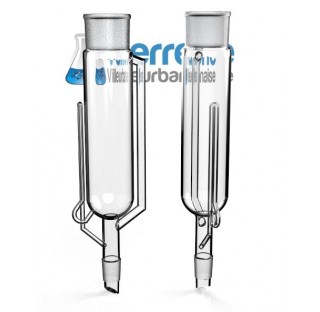 Extractor of soxhlet of 500ml female socket 60/46 male 29/32 for solids and solvents extraction made
