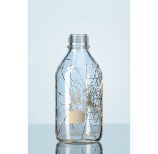 DURAN GL 45 Laboratory glass bottle protect, plastic coated (PU), amber, without screw cap and pouri