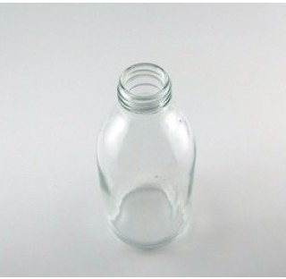 Flacon sirop 180 ml verre blanc sodocalcique bague PP28