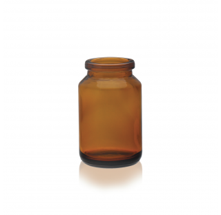 Flacon Uni-Dose, brun, verre sodocalcique de Type III, 15 ml, 32 mm x 42 mm (Boite de 500). Bouteill