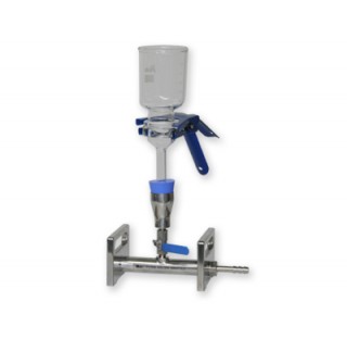 Kit de rampe de filtration en inox une position contenant :une rampe de filtration en acier inox