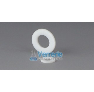 Washer, PTFE Thread M4 , OD 9 mm , ID 4,3 mm , height 0,9mm pieces similar to DIN 125-1, packing uni