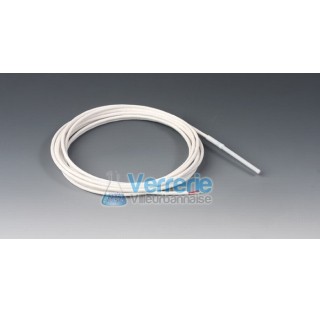 Total immersion probes, PTFE class A PRT100 usable length 50 m diameter probe 4 mm with PTFE-coated 