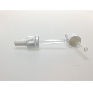 Monture compte goutte nasale DIN18 inviolable pour flacon 5 ml