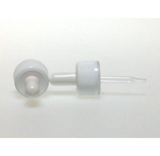 Dropper cap for Bottle for tige courte 45mm pour ref:EOV30 and ELOV30 Diam 28 in polypropylene