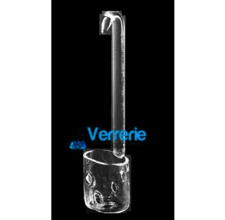 Glass basket for glass apparatus of determination of sulfuric iron 3(III)