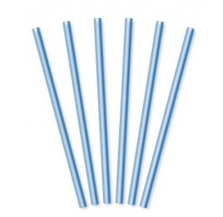 Paille en verre à boire diamètre externe 9 mm longueur 200 mm, diamètre interne 6 mm, boite de 200 p