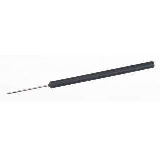 Straight dissecting needle length 140 mm ,stainless steel , with plastic handle ,