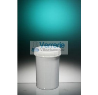 Pot 75ml PP wh height 67 diameter 41et screw cap wh