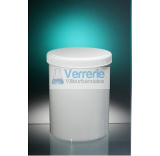 Pot 1L PP wh height 138 diameter 101et screw cap whand seal na