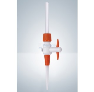 Robinet interchangeable pour burette a tube diametre 8 mm