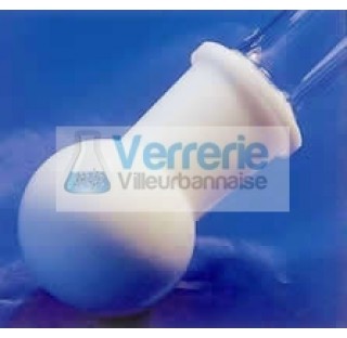 PTFE Round Bottom Flask, Full Length A Type 10 ml, Joint 19/38, diam 32mm