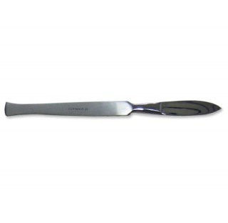 Scalpel lame fixe de 40mm, manche metal longueur total 154 mm en acier inoxydable