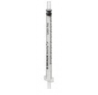 Seringue Omnifix Fsolo en polypropylene et polystyrene, autoclavable volume 1ml graduation 0,01ml, s